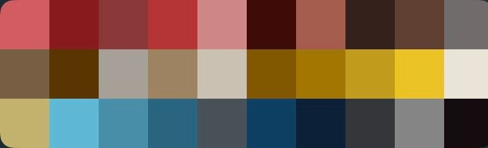 “Country Club” Color Pallet