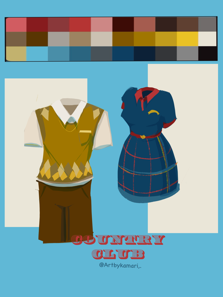 “Country Club” Color Pallet